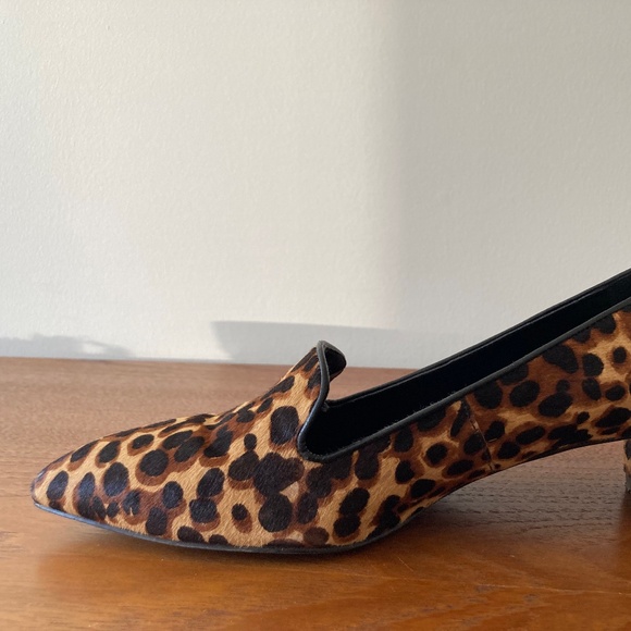 Nine West leopard print calf hair low heels - Picture 4 of 6